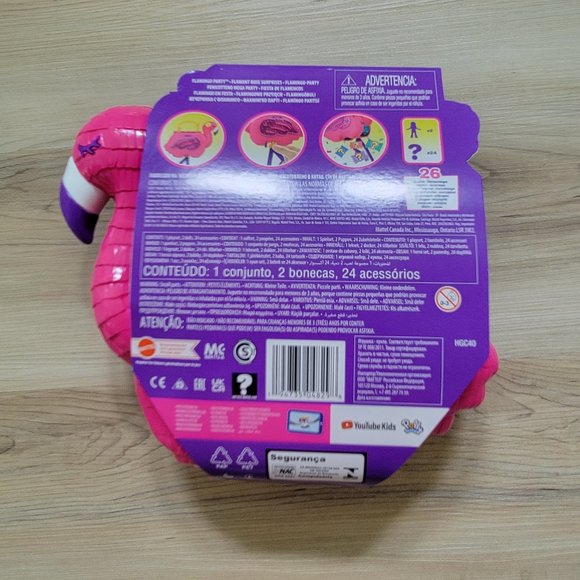 Polly Pocket FLAMINGO PARTY extra compact playset with handle - Picture 2 of 4